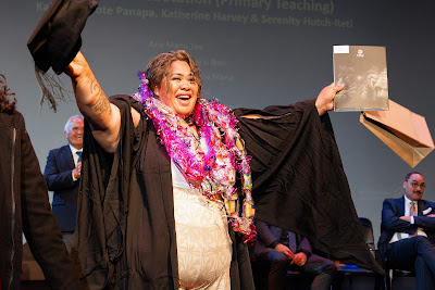 Photo from Ceremony 3 of the TWoA Tāmaki Makaurau 2025 Graduations (March 2025) held at the Mangere Arts Centre in Auckland, New Zealand on Wednesday, 12 March, 2025. Photo by Mike Walen / KeyImagery Photography. Copyright: © 2025 Te Wānanga o Aotearoa.