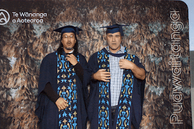 Booth photo from the TWoA Waiariki 2023 Graduations (Waiwhero), held at Te Puia, Rotorua, Bay of Plenty, New Zealand on Friday, 12 May, 2023. Photo: Instabooth by KeyImagery. Copyright: © Te Wānanga o Aotearoa.