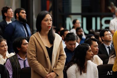 Photo from the HCC NZ Citizenship Ceremony 1 (Morning) held at The Atrium, Wintec/Te Pukenga, Hamilton, Waikato, New Zealand at 10:00am on Monday, 11 March, 2024. Photo: Mike Walen / KeyImagery Photography. Copyright: © Hamilton City Council.