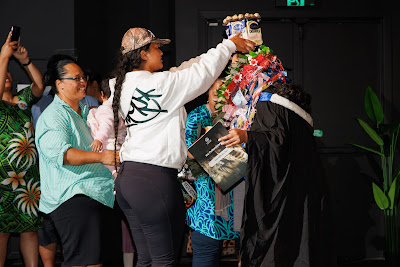 Photo from Ceremony 3 of the TWoA Tāmaki Makaurau 2025 Graduations (March 2025) held at the Mangere Arts Centre in Auckland, New Zealand on Wednesday, 12 March, 2025. Photo by Mike Walen / KeyImagery Photography. Copyright: © 2025 Te Wānanga o Aotearoa.
