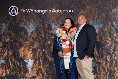 Photo from the TWoA Tāmaki Makaurau 2023 November Graduations (Ceremony 1 @ 1pm), held at the Due Drop Events Centre, Manukau, Auckland, New Zealand on Tuesday, 28 November, 2023. Photo: Mike Walen / KeyImagery Photography. Copyright: © Te Wānanga o Aotearoa.