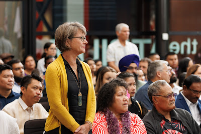Photo from the HCC NZ Citizenship Ceremony 1 (Morning) held at The Atrium, Wintec/Te Pukenga, Hamilton, Waikato, New Zealand at 10:00am on Monday, 11 March, 2024. Photo: Mike Walen / KeyImagery Photography. Copyright: © Hamilton City Council.