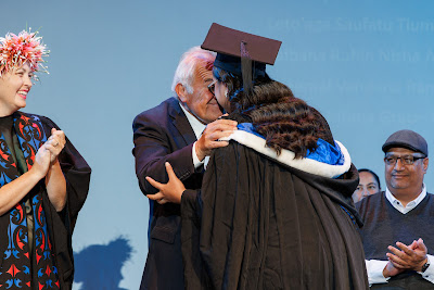 Photo from Ceremony 3 of the TWoA Tāmaki Makaurau 2025 Graduations (March 2025) held at the Mangere Arts Centre in Auckland, New Zealand on Wednesday, 12 March, 2025. Photo by Mike Walen / KeyImagery Photography. Copyright: © 2025 Te Wānanga o Aotearoa.