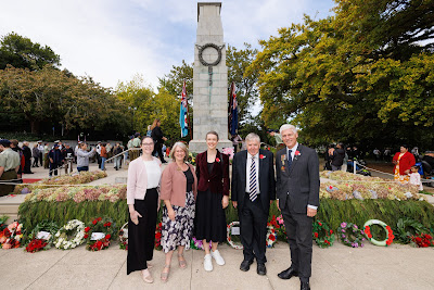 Photo from the Anzac Day 2025 Civic Service held at Memorial Park in Hamilton, Waikato, New Zealand on Friday, 25 April, 2025. Photography by Mike Walen / KeyImagery Photography. Copyright: © 2025 Hamilton City Council.