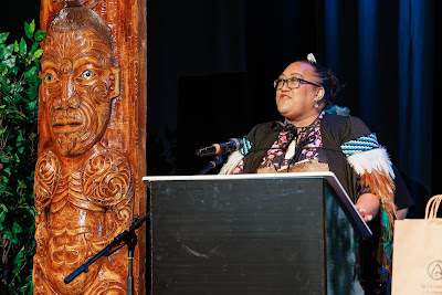 Photo from Ceremony 3 of the TWoA Tāmaki Makaurau 2025 Graduations (March 2025) held at the Mangere Arts Centre in Auckland, New Zealand on Wednesday, 12 March, 2025. Photo by Mike Walen / KeyImagery Photography. Copyright: © 2025 Te Wānanga o Aotearoa.