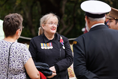 Photo from the Anzac Day 2025 Civic Service held at Memorial Park in Hamilton, Waikato, New Zealand on Friday, 25 April, 2025. Photography by Mike Walen / KeyImagery Photography. Copyright: © 2025 Hamilton City Council.