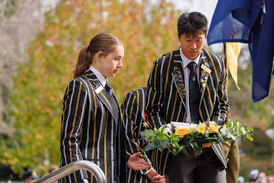 Photo from the Anzac Day 2023 Civic Parade & Service held at Memorial Park, Hamilton, Waikato, New Zealand. Taken: Tuesday, 25 April, 2023. Photography: Mike Walen / KeyImagery Photography. Copyright: © Hamilton City Council.