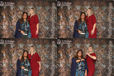 Booth photo from the TWoA Waiariki 2023 Graduations (Whakatāne), held at the Baptist Church, Whakatāne, Bay of Plenty, New Zealand on Wednesday, 17 May, 2023. Photo: Mike Walen / KeyImagery Photography. Copyright: © Te Wānanga o Aotearoa.