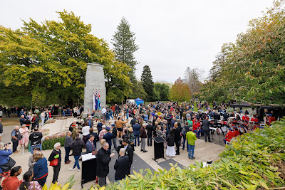 Photo from the Anzac Day 2023 Civic Parade & Service held at Memorial Park, Hamilton, Waikato, New Zealand. Taken: Tuesday, 25 April, 2023. Photography: Mike Walen / KeyImagery Photography. Copyright: © Hamilton City Council.