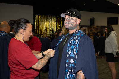 Photo from the TWoA Waiariki 2025 Graduation (Tauranga Moana), held at the Bethlehem Baptist Church in Tauranga, Bay of Plenty, New Zealand on Friday, 2 May, 2025. Photo by Alick Saunders for KeyImagery Photography. Copyright: © 2025 Te Wānanga o Aotearoa.