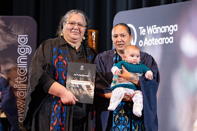 Photo from the TWoA Whirikoka 2024 Graduation (Gisborne), held at the War Memorial Theatre, Gisborne, East Coast, New Zealand on Wednesday, 16 April, 2025. Photo by Alick Saunders for KeyImagery Photography. Copyright: © 2025 Te Wānanga o Aotearoa.