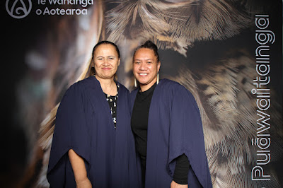 Booth photo from the TWoA Tainui 2025 Graduations (Ceremony 1 @ 10am) held at Claudelands Event Centre in Hamilton, Waikato, New Zealand on Tuesday, 29 April, 2025. Photography by InstaBooth / KeyImagery Photography. Copyright: © 2025 Te Wānanga o Aotearoa.