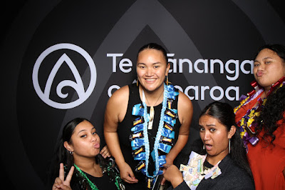 Booth photo from the TWoA Te Tai Tokerau (Kaitaia) 2025 Graduation held at Te Kura Kaupapa Maori o Pukemiro in Kaitaia, Northland, New Zealand on Monday, 14 April, 2025. Photo by InstaBooth / KeyImagery Photography. Copyright: © 2025 Te Wānanga o Aotearoa.