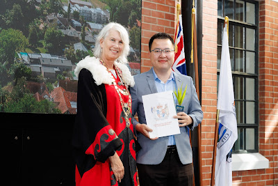 Photo from the HCC NZ Citizenship Ceremony (Morning) held in The Atrium, Wintec/Te Pukenga, Hamilton, Waikato, New Zealand at 10:00am on Monday, 12 February, 2024. Photo: Mike Walen / KeyImagery Photography. Copyright: © Hamilton City Council.