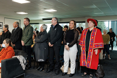 Photo from the TWoA Tainui 2022 Graduations (Mangakotukutuku), held at the Mangakotukutuku Campus, Hamilton, Waikato, New Zealand. Taken: Friday 9 September, 2022. Photo: Mike Walen / KeyImagery Photography. Copyright: © Te Wananga o Aotearoa.
