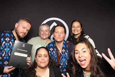 Photo from the TWoA Tāmaki Makaurau 2023 Graduations (Ceremony 4 @ 10am), held at the Due Drop Events Centre, Manukau, Auckland, New Zealand on Thursday, 8 June, 2023. Photo: InstaBooth by KeyImagery Photography. Copyright: © Te Wānanga o Aotearoa.