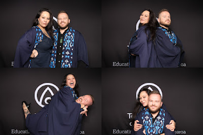 Photo from the TWoA Tāmaki Makaurau 2023 Graduations (Ceremony 4 @ 10am), held at the Due Drop Events Centre, Manukau, Auckland, New Zealand on Thursday, 8 June, 2023. Photo: InstaBooth by KeyImagery Photography. Copyright: © Te Wānanga o Aotearoa.