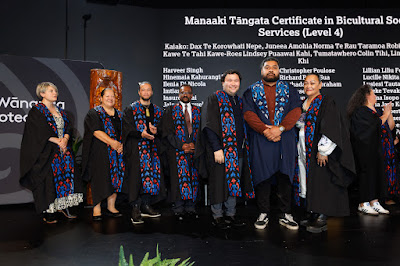 Photo from the TWoA Tāmaki Makaurau 2024 Graduations (Ceremony 4 @ 7pm), held at Church Unlimited, Glendene, Auckland, New Zealand on Tuesday, 25 June, 2024. Photo: Mike Walen / KeyImagery Photography. Copyright: © Te Wānanga o Aotearoa.