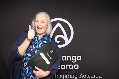 Photo from the TWoA Tāmaki Makaurau 2023 Graduations (Ceremony 5 @ 3pm), held at the Due Drop Events Centre, Manukau, Auckland, New Zealand on Thursday, 8 June, 2023. Photo: InstaBooth by KeyImagery Photography. Copyright: © Te Wānanga o Aotearoa.