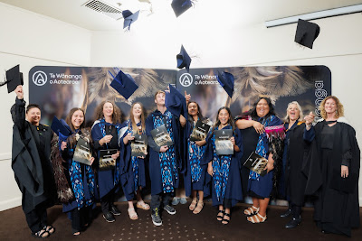 Photo from the TWoA Waiariki 2024 Graduation (Rotorua), held at The Distinction Hotel, Rotorua, Bay aof Plenty, New Zealand on Friday, 10 May, 2024. Photo: Mike Walen / KeyImagery Photography. Copyright: © Te Wānanga o Aotearoa.