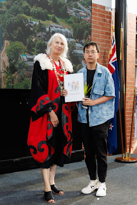 Photo from the HCC NZ Citizenship Ceremony (Morning) held in The Atrium, Wintec/Te Pukenga, Hamilton, Waikato, New Zealand at 10:00am on Monday, 12 February, 2024. Photo: Mike Walen / KeyImagery Photography. Copyright: © Hamilton City Council.