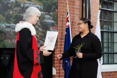 Photo from the HCC NZ Citizenship Ceremony 1 (Morning) held at The Atrium, Wintec/Te Pukenga, Hamilton, Waikato, New Zealand at 10:00am on Monday, 15 April, 2024. Photo: Mike Walen / KeyImagery Photography. Copyright: © Hamilton City Council.