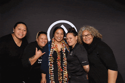 Photo from the TWoA Tāmaki Makaurau 2023 Graduations (Ceremony 5 @ 3pm), held at the Due Drop Events Centre, Manukau, Auckland, New Zealand on Thursday, 8 June, 2023. Photo: InstaBooth by KeyImagery Photography. Copyright: © Te Wānanga o Aotearoa.