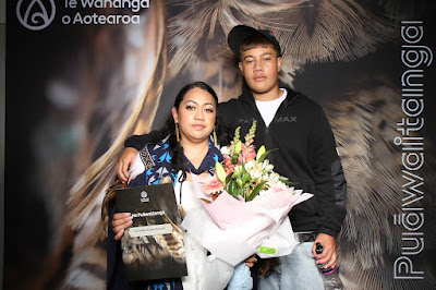 Booth photo from the TWoA Tainui 2025 Graduations (Ceremony 3 @ 10am) held at Claudelands Event Centre in Hamilton, Waikato, New Zealand on Wednesday, 30 April, 2025. Photography by InstaBooth / KeyImagery Photography. Copyright: © 2025 Te Wānanga o Aotearoa.