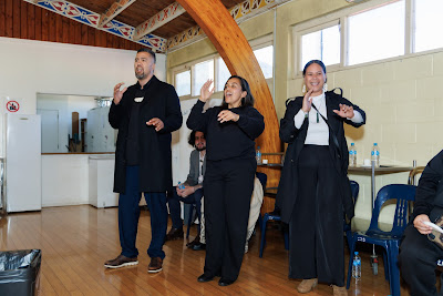Photo from the TWoA Waiariki 2024 Graduation (Kawerau), held at Rautahi Marae in Kawerau, Bay of Plenty, New Zealand on Friday, 17 May, 2024. Photo: Mike Walen / KeyImagery Photography. Copyright: © Te Wānanga o Aotearoa.