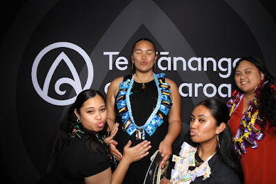 Booth photo from the TWoA Te Tai Tokerau (Kaitaia) 2025 Graduation held at Te Kura Kaupapa Maori o Pukemiro in Kaitaia, Northland, New Zealand on Monday, 14 April, 2025. Photo by InstaBooth / KeyImagery Photography. Copyright: © 2025 Te Wānanga o Aotearoa.