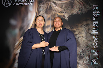 Booth photo from the TWoA Tainui 2025 Graduations (Ceremony 1 @ 10am) held at Claudelands Event Centre in Hamilton, Waikato, New Zealand on Tuesday, 29 April, 2025. Photography by InstaBooth / KeyImagery Photography. Copyright: © 2025 Te Wānanga o Aotearoa.