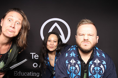 Photo from the TWoA Tāmaki Makaurau 2023 Graduations (Ceremony 4 @ 10am), held at the Due Drop Events Centre, Manukau, Auckland, New Zealand on Thursday, 8 June, 2023. Photo: InstaBooth by KeyImagery Photography. Copyright: © Te Wānanga o Aotearoa.
