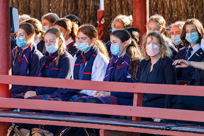 Photo from the Waikato Diocesan Year 11 Camp held at Tūrangawaewae Marae, Ngaruawahia, Waikato, New Zealand. Taken: Thursday, 5 May 2022. Photography: Mike Walen / KeyImagery Photography. Copyright: © Waikato Diocesan School for Girls.