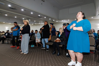 Photo from the TWoA Waiariki 2024 Graduation (Rotorua), held at The Distinction Hotel, Rotorua, Bay aof Plenty, New Zealand on Friday, 10 May, 2024. Photo: Mike Walen / KeyImagery Photography. Copyright: © Te Wānanga o Aotearoa.