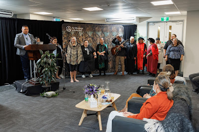Photo from the TWoA Tainui 2022 Graduations (Mangakotukutuku), held at the Mangakotukutuku Campus, Hamilton, Waikato, New Zealand. Taken: Friday 9 September, 2022. Photo: Mike Walen / KeyImagery Photography. Copyright: © Te Wananga o Aotearoa.