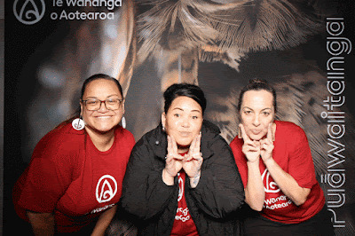 Booth photo from the TWoA Tainui 2025 Graduations (Ceremony 3 @ 10am) held at Claudelands Event Centre in Hamilton, Waikato, New Zealand on Wednesday, 30 April, 2025. Photography by InstaBooth / KeyImagery Photography. Copyright: © 2025 Te Wānanga o Aotearoa.