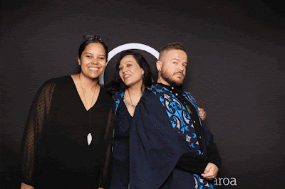 Photo from the TWoA Tāmaki Makaurau 2023 Graduations (Ceremony 4 @ 10am), held at the Due Drop Events Centre, Manukau, Auckland, New Zealand on Thursday, 8 June, 2023. Photo: InstaBooth by KeyImagery Photography. Copyright: © Te Wānanga o Aotearoa.