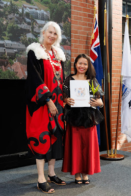 Photo from the HCC NZ Citizenship Ceremony (Morning) held in The Atrium, Wintec/Te Pukenga, Hamilton, Waikato, New Zealand at 10:00am on Monday, 12 February, 2024. Photo: Mike Walen / KeyImagery Photography. Copyright: © Hamilton City Council.