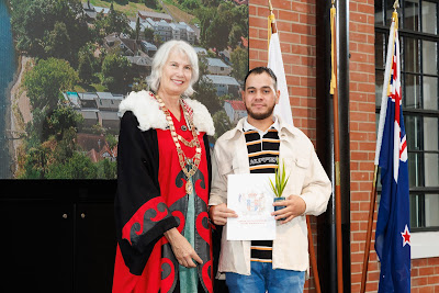Photo from the HCC NZ Citizenship Ceremony 1 (Morning) held at The Atrium, Wintec/Te Pukenga, Hamilton, Waikato, New Zealand at 10:00am on Monday, 11 March, 2024. Photo: Mike Walen / KeyImagery Photography. Copyright: © Hamilton City Council.