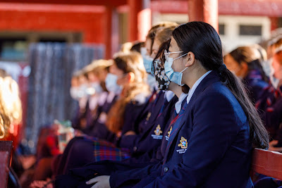 Photo from the Waikato Diocesan Year 11 Camp held at Tūrangawaewae Marae, Ngaruawahia, Waikato, New Zealand. Taken: Thursday, 5 May 2022. Photography: Mike Walen / KeyImagery Photography. Copyright: © Waikato Diocesan School for Girls.