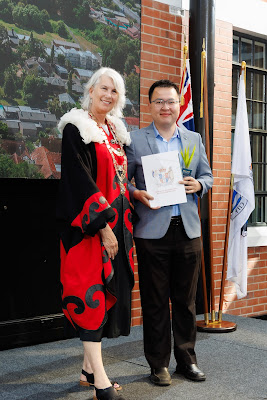 Photo from the HCC NZ Citizenship Ceremony (Morning) held in The Atrium, Wintec/Te Pukenga, Hamilton, Waikato, New Zealand at 10:00am on Monday, 12 February, 2024. Photo: Mike Walen / KeyImagery Photography. Copyright: © Hamilton City Council.