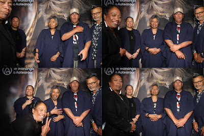 Booth photo from the TWoA Tainui 2025 Graduations (Ceremony 1 @ 10am) held at Claudelands Event Centre in Hamilton, Waikato, New Zealand on Tuesday, 29 April, 2025. Photography by InstaBooth / KeyImagery Photography. Copyright: © 2025 Te Wānanga o Aotearoa.