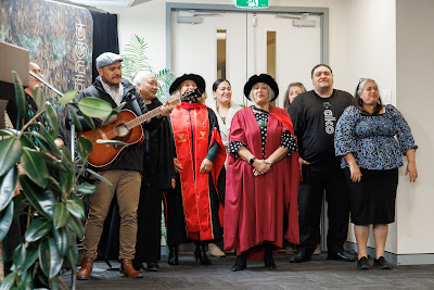 Photo from the TWoA Tainui 2022 Graduations (Mangakotukutuku), held at the Mangakotukutuku Campus, Hamilton, Waikato, New Zealand. Taken: Friday 9 September, 2022. Photo: Mike Walen / KeyImagery Photography. Copyright: © Te Wananga o Aotearoa.