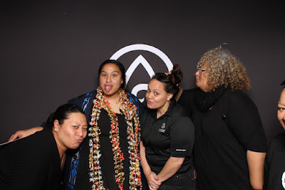 Photo from the TWoA Tāmaki Makaurau 2023 Graduations (Ceremony 5 @ 3pm), held at the Due Drop Events Centre, Manukau, Auckland, New Zealand on Thursday, 8 June, 2023. Photo: InstaBooth by KeyImagery Photography. Copyright: © Te Wānanga o Aotearoa.