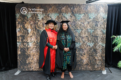 Photo from the TWoA Tainui 2022 Graduations (Mangakotukutuku), held at the Mangakotukutuku Campus, Hamilton, Waikato, New Zealand. Taken: Friday 9 September, 2022. Photo: Mike Walen / KeyImagery Photography. Copyright: © Te Wananga o Aotearoa.