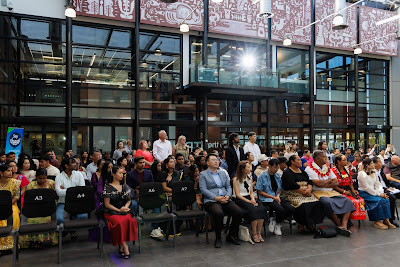 Photo from the HCC NZ Citizenship Ceremony (Morning) held in The Atrium, Wintec/Te Pukenga, Hamilton, Waikato, New Zealand at 10:00am on Monday, 12 February, 2024. Photo: Mike Walen / KeyImagery Photography. Copyright: © Hamilton City Council.