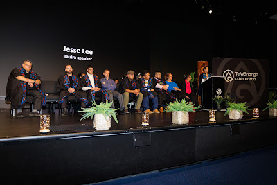 Photo from Ceremony 2 of the TWoA Tāmaki Makaurau 2025 Graduations (May 2025) held at the Mangere Arts Centre in Auckland, New Zealand on Monday, 26 May, 2025. Photo by Mike Walen / KeyImagery Photography. Copyright: © 2025 Te Wānanga o Aotearoa.
