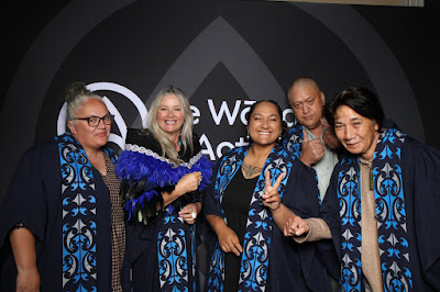 Photo from the TWoA Te Tai Tokerau 2024 Graduation (Kaitaia), held at Te Ahu in Kaitaia, Northland, New Zealand on Wednesday, 8 May, 2024. Photo by Alick Saunders for KeyImagery Photography. Copyright: © Te Wānanga o Aotearoa.