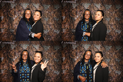 Booth photo from the TWoA Tainui 2023 Graduations (Ceremony 2 - Wednesday Afternoon), held at Hamilton Boys High School, Hamilton, Waikato, New Zealand on Wednesday, 19 April 2023. Photo: InstaBooth by KeyImagery Photography. Copyright: © Te Wānanga o Aotearoa.