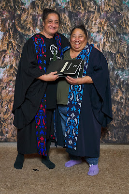 Photo from the TWoA Waiariki 2023 Graduations (Kawerau), held at  Rautahi Marae, Kawerau, Bay of Plenty, New Zealand on Friday, 2 June, 2023. Photo: Alick Saunders for KeyImagery Photography. Copyright: © Te Wānanga o Aotearoa.